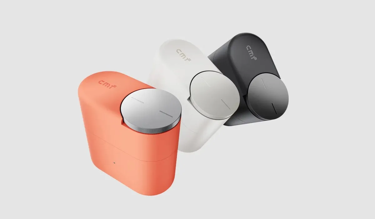 CMF Clip Pro in Coral, Light Grey, and Dark Grey CMF Clip Pro in Coral, Light Grey, and Dark Grey