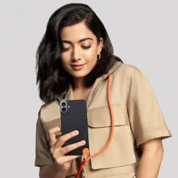 Rashmika with CMF Phone 1. Source: CMF by Nothing Rashmika with CMF Phone 1. Source: CMF by Nothing
